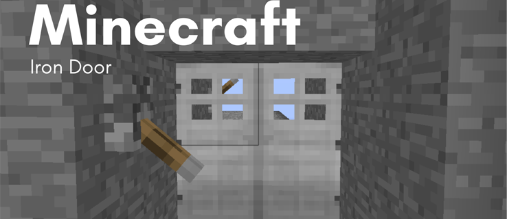 Wie man eine Eisentür in Minecraft öffnet