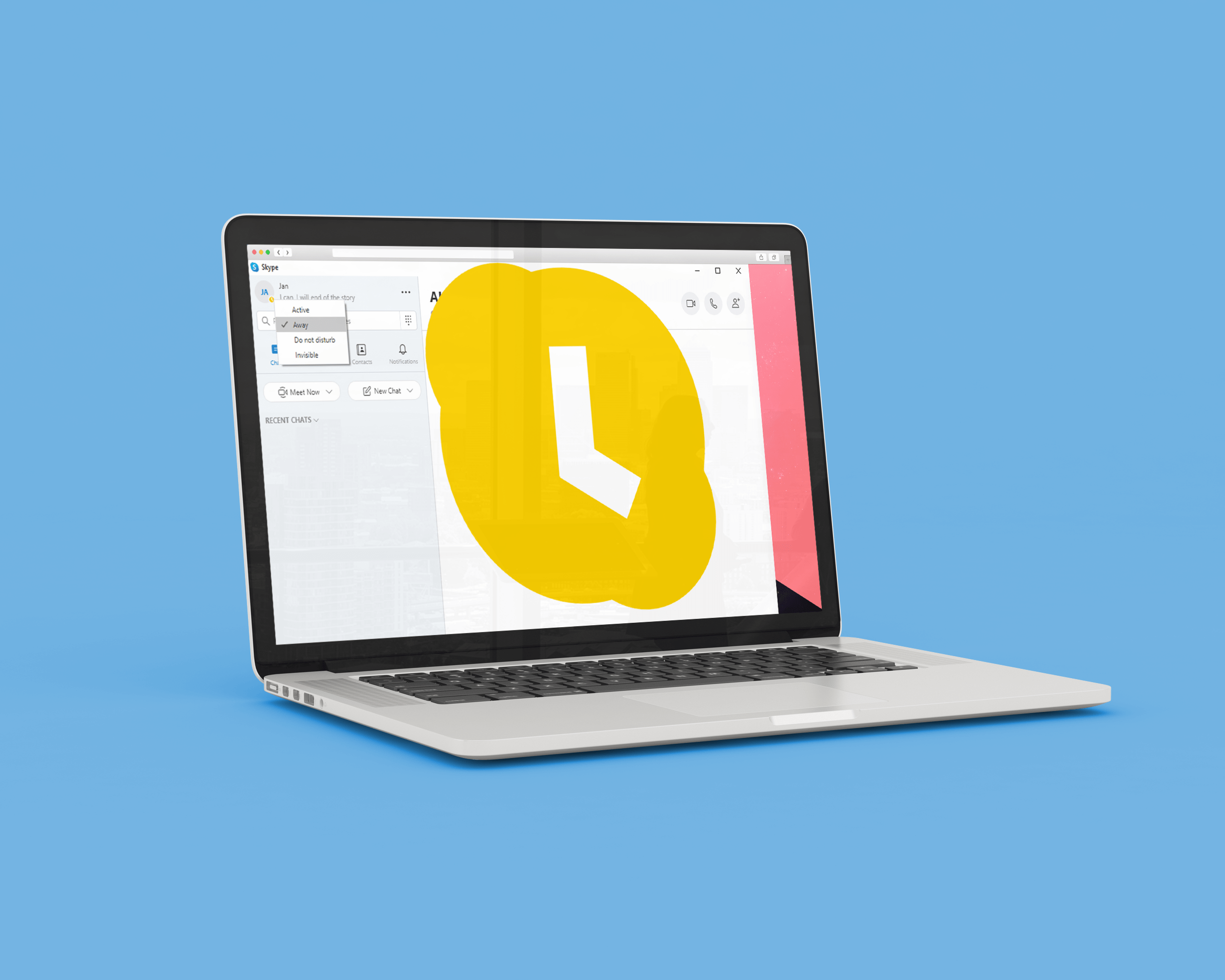 Skype에서 자리 비움 메시지를 설정하는 방법
