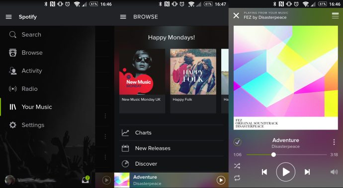 2015년 최고의 Android 앱 - Spotify