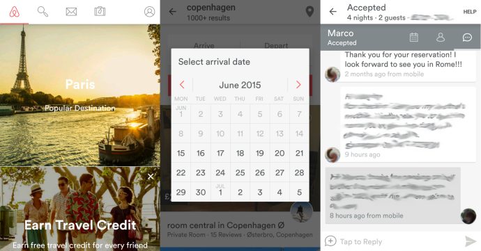 Beste Android-Apps 2015 - AirBnB