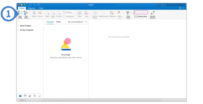 Outlook Mac neue E-Mail