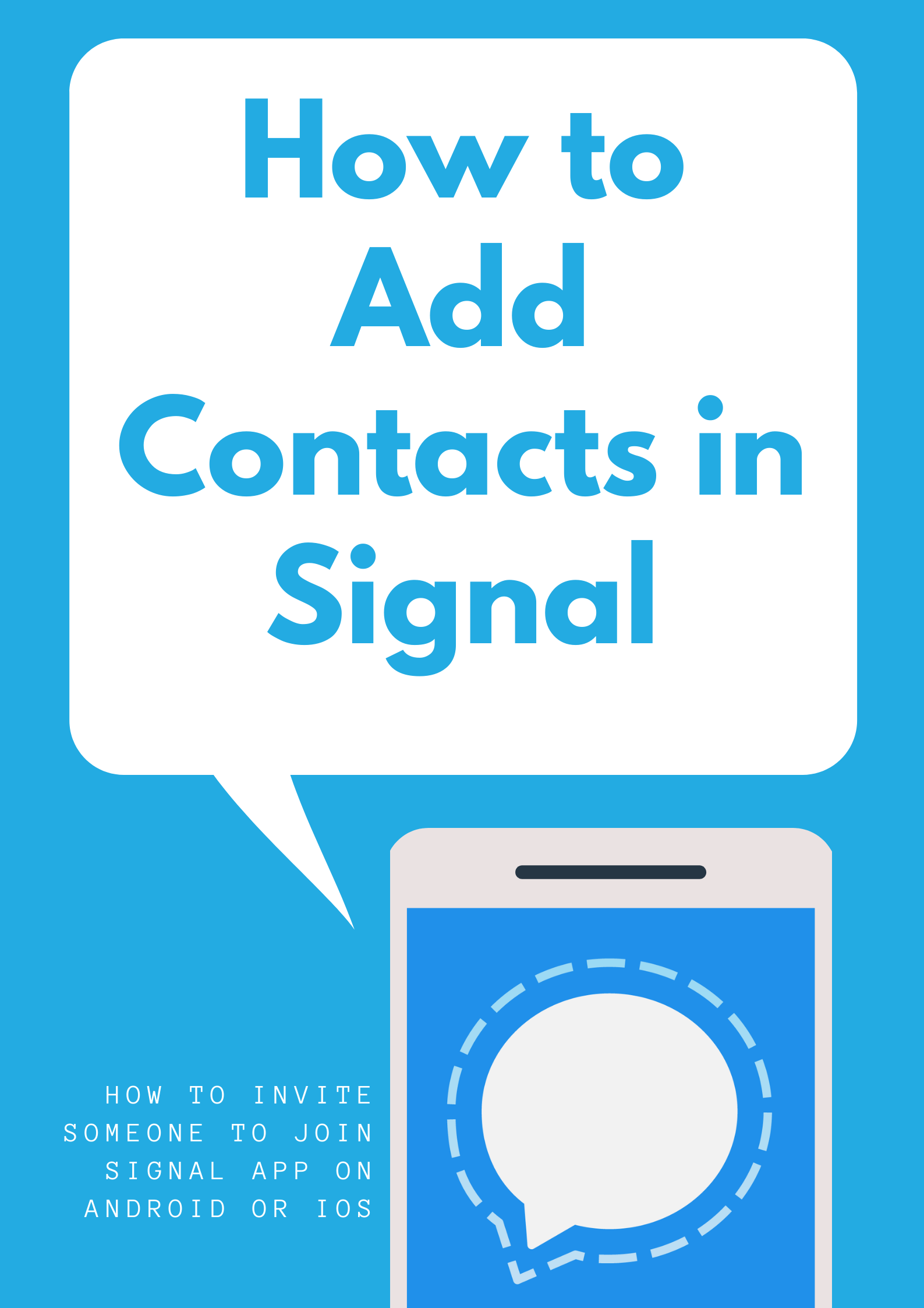 Як додати контакти в Signal