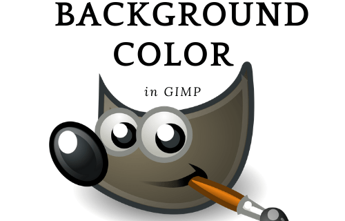 So ändern Sie die Hintergrundfarbe in GIMP