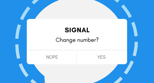 So ändern Sie Ihre Telefonnummer in Signal