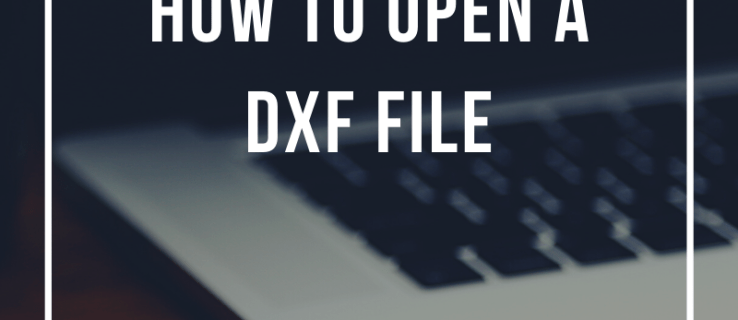 DXF 파일을 여는 방법