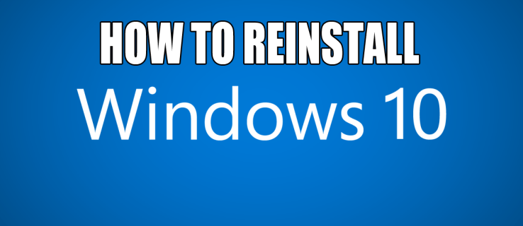 Windows 10을 다시 설치하는 방법